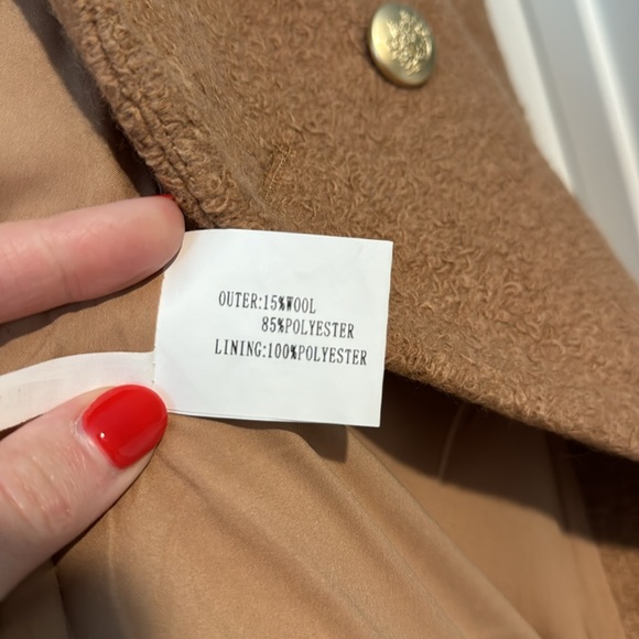 One/Third Camel Blazer, Large - Picture 6 of 9